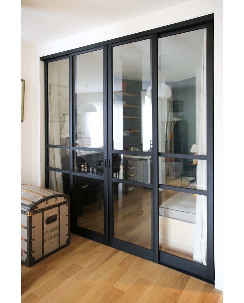 Porte Coulissante Mod le Trio Design Contemporain Et Intemporel 