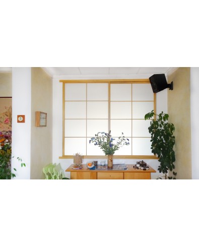 fenêtre japonaise bois massif